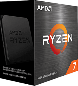 photo Processeur AMD® 8 coeurs RYZEN 7 - 5800X