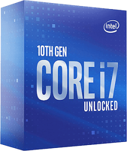 photo Processeur Intel Core i7 10700 K