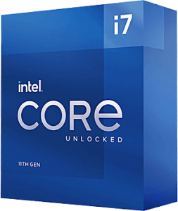 photo Processeur Intel Core i7 11700 K