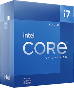 photo Processeur Intel Core i7 12700KF sans vido intgre