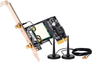 photo Carte rseau WIFI & Bluetooth, antenne dtachable