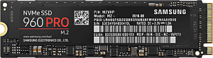 photo Disque dur M.2 SM960 Pro PCIe SSD 2 To Samsung NVMe