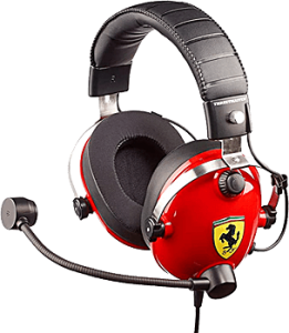 photo Casque stro T.Racing Scuderia Ferrari Gaming avec micro