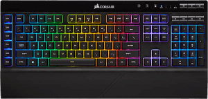 photo Clavier sans fil et USB, CORSAIR K57 RGB