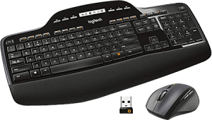 photo Kit Clavier + Souris, sans fil, Logitech Cordless Desktop MK 710