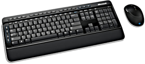 photo Microsoft Kit clavier & souris Wireless Desktop 3000