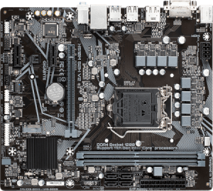 photo Carte mre Gigabyte GA-H510M-S2H v2 - 3 sorties videos