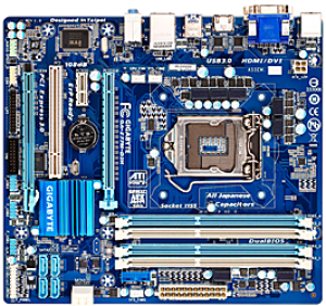 photo Carte mre Gigabyte GA-Z77M-D3H