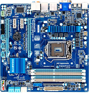 photo Carte mre Gigabyte GA-Z77M-D3H TH