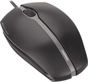 photo Souris filaire CHERRY GENTIX optique noire - silencieuse
