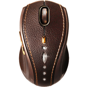 photo Souris Gigabyte laser sans fil Elegant Luxury Marron