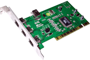 photo Carte Firewire IEEE 1394 A PCI 3+1 ports