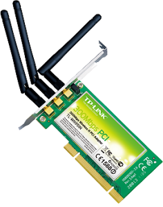 photo Carte rseau WIFI 300 Triple antenne
