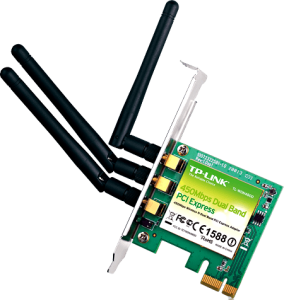 photo Carte rseau WIFI 450 Triple antenne