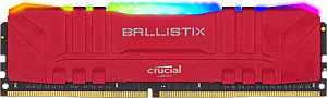 photo Mmoire de 8 Go DDR4 @ 3200 MHz Ballistix Red RGB