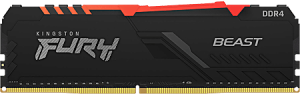 photo Mmoire de 16 Go DDR4 @ 3200 MHz Kingston FURY Beast RGB