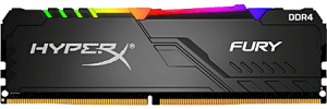 photo Mmoire de 8 Go DDR4 @ 3200 MHz Kingston HyperX Fury RGB