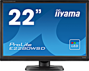 photo Ecran plat LED 22 1680 x 1050 Multimédia TN DVI-D & VGA