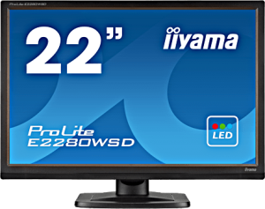 photo Ecran plat LED 22 1680 x 1050 Multimdia TN DVI-D & VGA