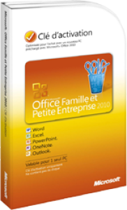 photo Microsoft Office 2010 Edition Famille & PME (cl seule)