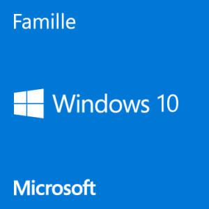 photo Microsoft Windows 10 Famille - 64 bits FR (Downgrade avec DVD & certificat Windows 11)