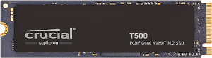 photo Disque SSD 1 To Gen.4 NVMe Crucial M.2 T500 Gaming