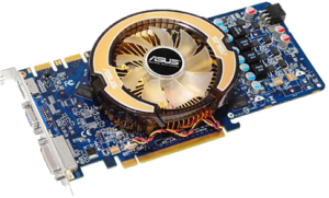 photo Geforce 9800 GT, ASUS, 1 Go DDR3