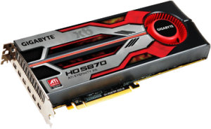 photo Carte video Radeon HD 5870, Eyefinity 6, 2 Go