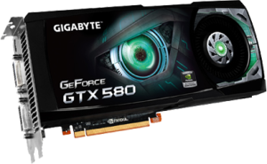 photo Geforce GTX 580, GIGABYTE, 1.5 Go DDR5