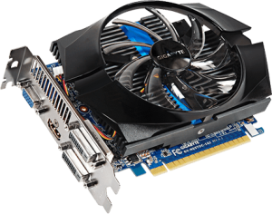 photo Geforce GTX 650 Ti OC, GIGABYTE, 1 Go DDR5