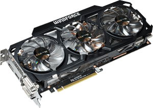 photo Carte video AMD R9 270X OC GAME, GIGABYTE, 2 Go DDR5