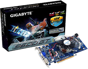 photo Geforce 9600 GT, GIGABYTE, 1 Go DDR3