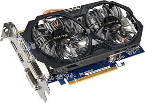 photo Carte video AMD R7 260X WF2, GIGABYTE, 2 Go DDR5