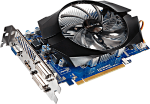 photo Carte video Radeon HD 7750 OC, GIGABYTE, 2 Go DDR3
