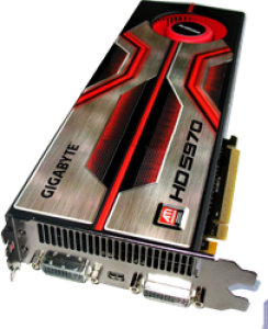 photo Carte video Radeon HD 5970, Gigabyte, 2 Go DDR5