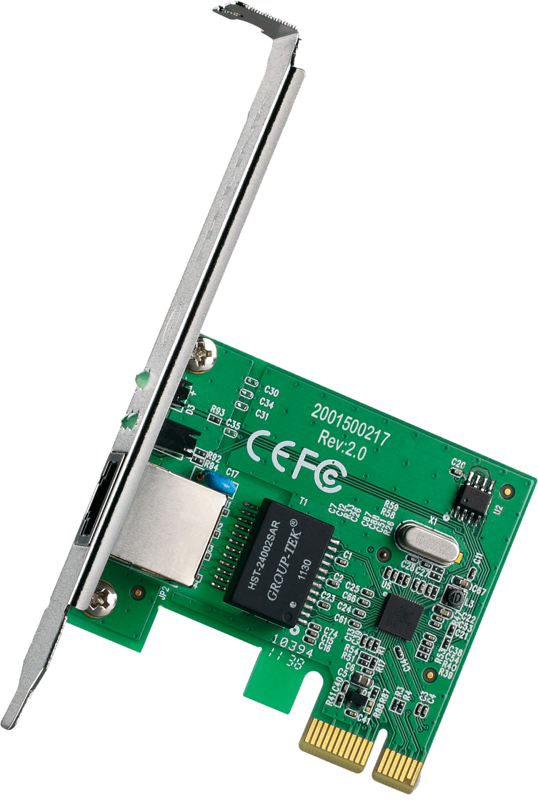 Carte Réseau RJ45 PCI-E PCI EXPRESS 10/100/1000 Mbps Desktop Gigabit  Ethernet