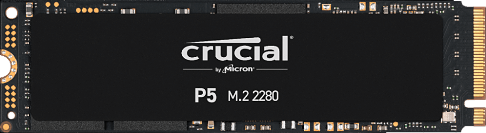 Disque SSD 500 Go Gen.3 NVMe Crucial M.2 P3 PCIe 4x CT500P3SSD8