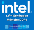 PC sur mesure avec processeur Intel 12e Gnration et mmoire DDR4