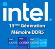 PC sur mesure avec processeur Intel 13e Génération et mémoire DDR5