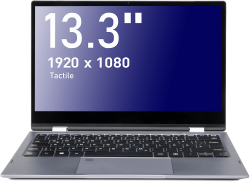 photo Ultra Portable / tablette 13.3"  i5 1135G7 vidéo Intel Iris Xe écran tactile 1920 x 1080