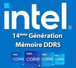 photo PC sur mesure avec processeur Intel 14e Génération et mémoire DDR5