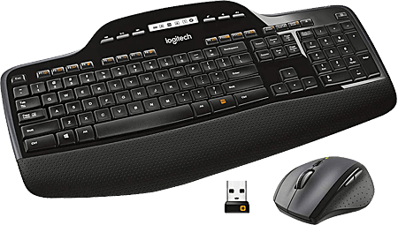 Kit Clavier + Souris, sans fil, Logitech Cordless Desktop MK 7101