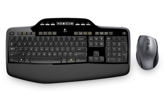 Kit Clavier + Souris, sans fil, Logitech Cordless Desktop MK 7102